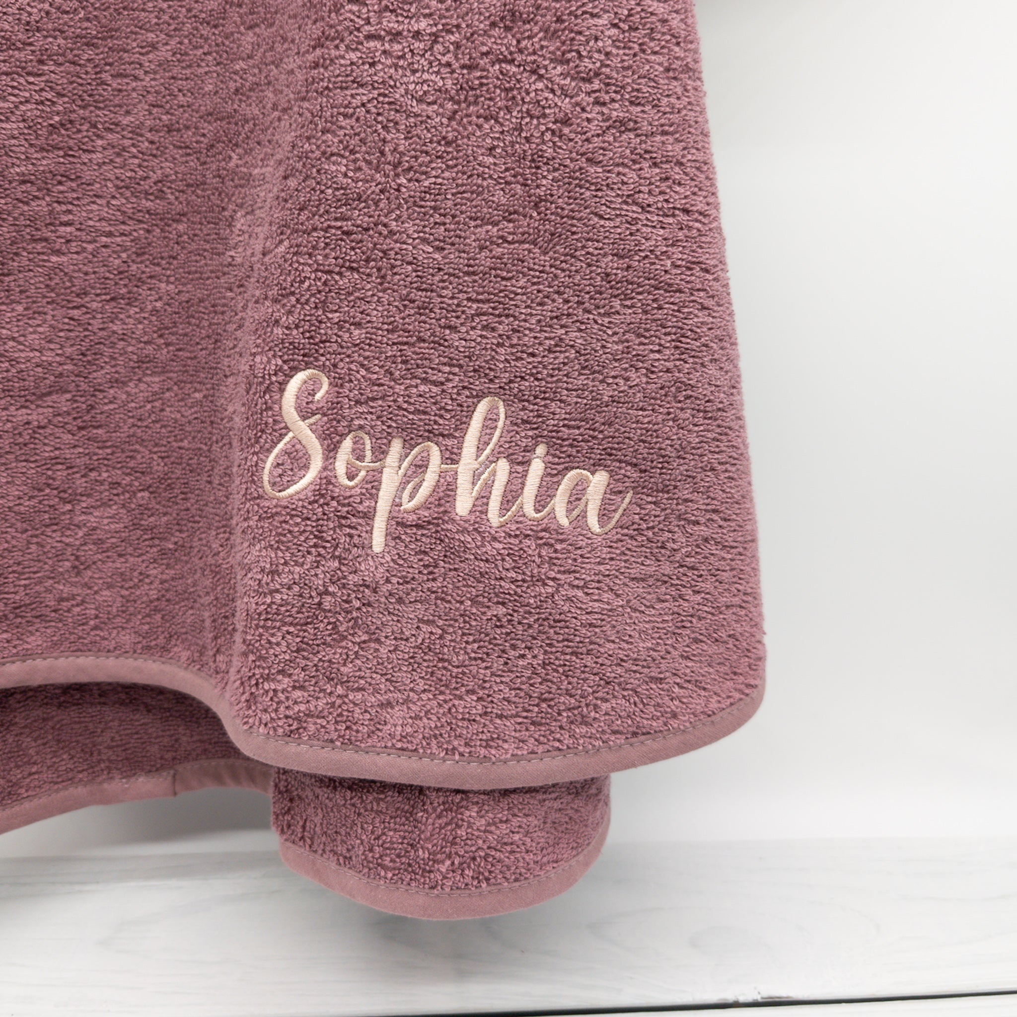 Badeponcho mit Hasenohren Badecape Kinderhandtuch Badetuch personalisiert