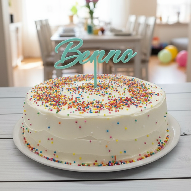 Gratis Caketopper mit deinem Wunschnamen – unser Geschenk für dich