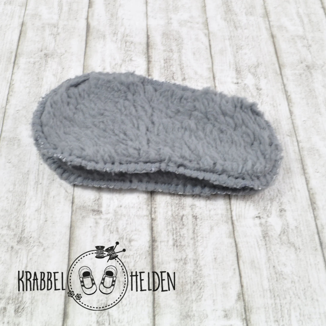 Teddysohle aus Biobaumwolle