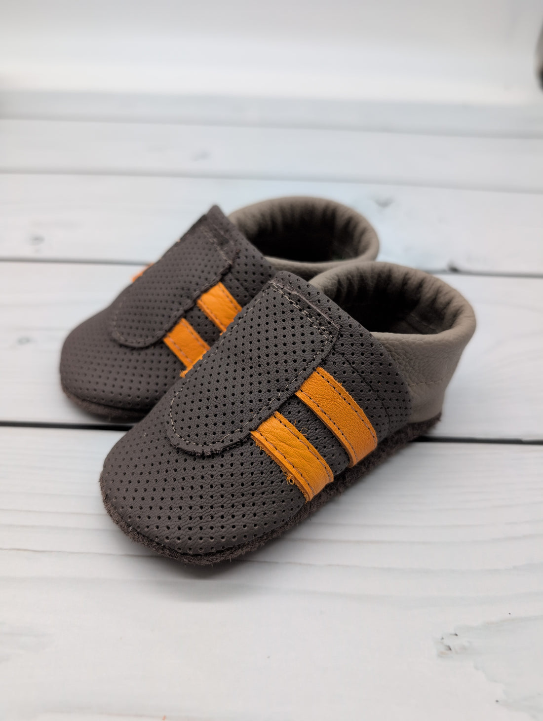 Sommer Krabbelschuhe in braun Größe 20 - so luftig wie Sandalen