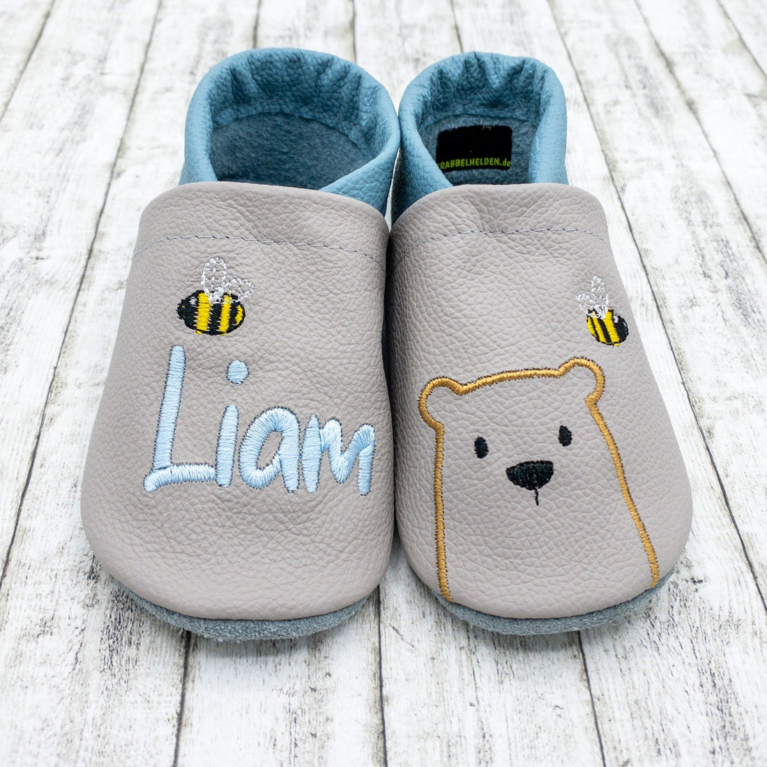 Krabbelschuhe bär biene