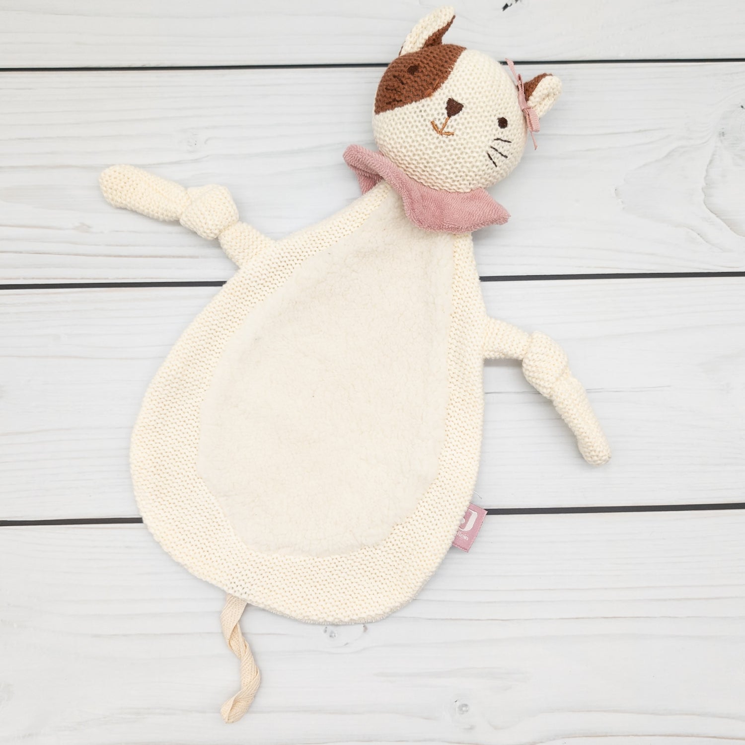 Schnuffeltuch Schmusetuch Hase beige mit Personalisierung für Babys (Kopie)