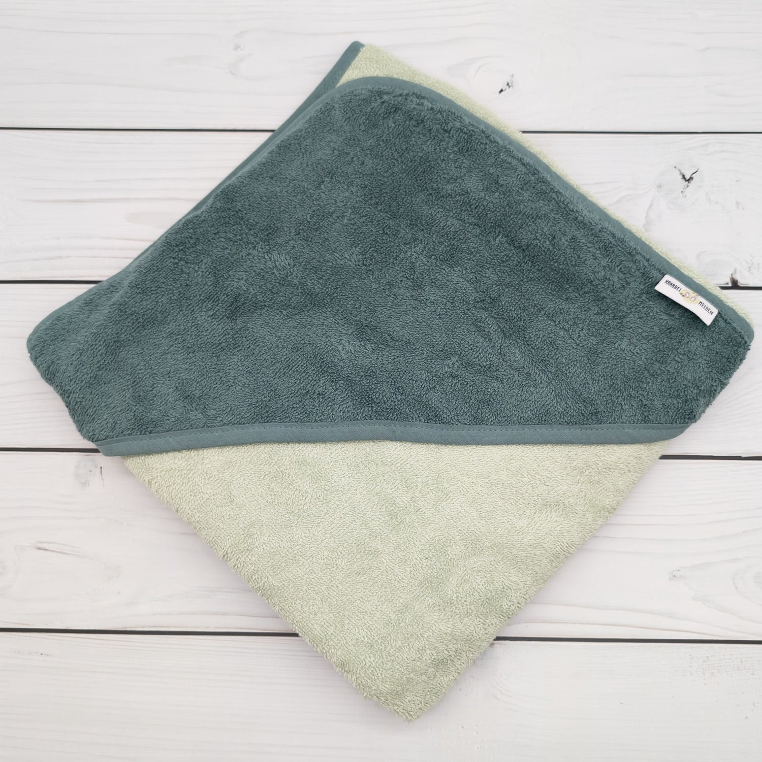 Kapuzenhandtuch bestickt mit Namen, Handtuch, 100x100cm personalisiert