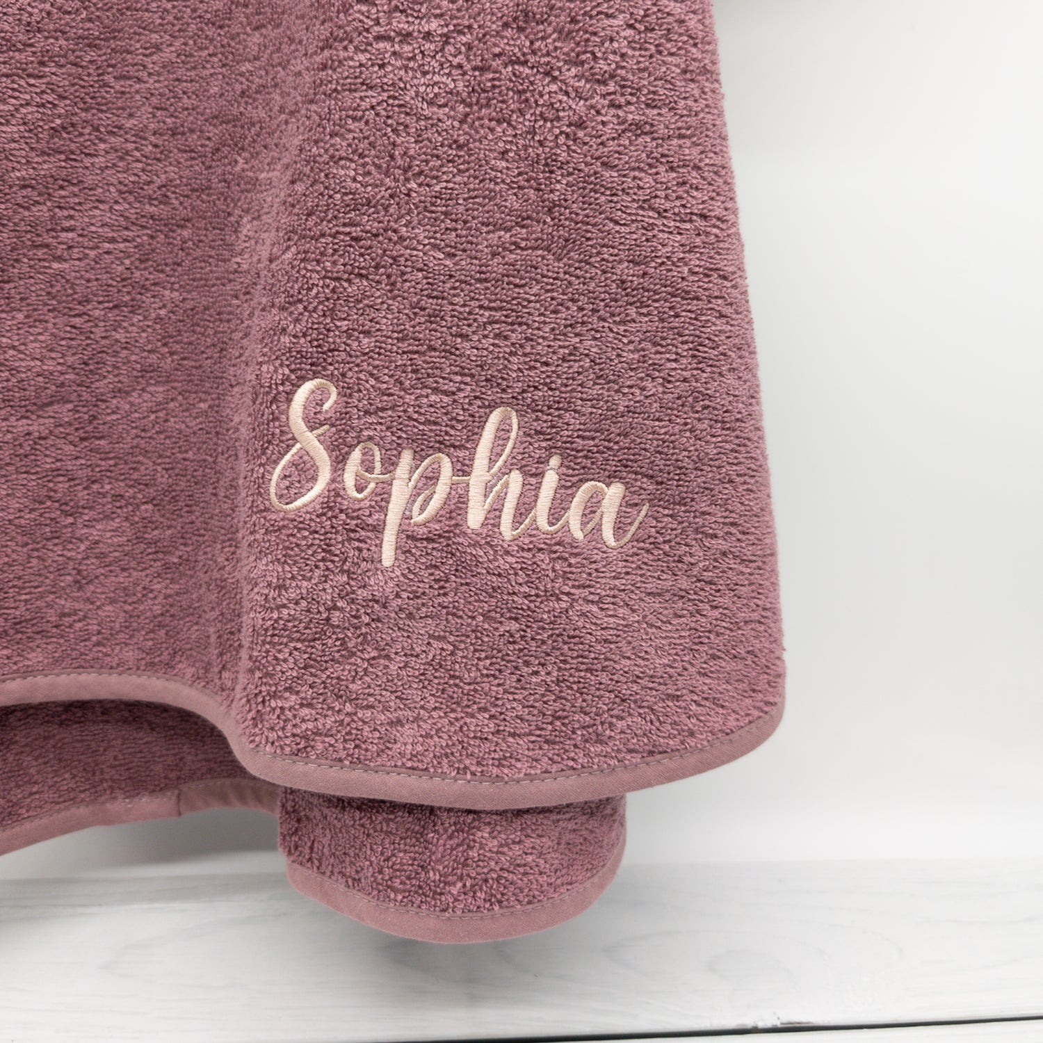 Badeponcho mit Hasenohren Badecape Kinderhandtuch Badetuch personalisiert