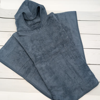 Personalisierter Badeponcho mit Reh - 100% Baumwolle