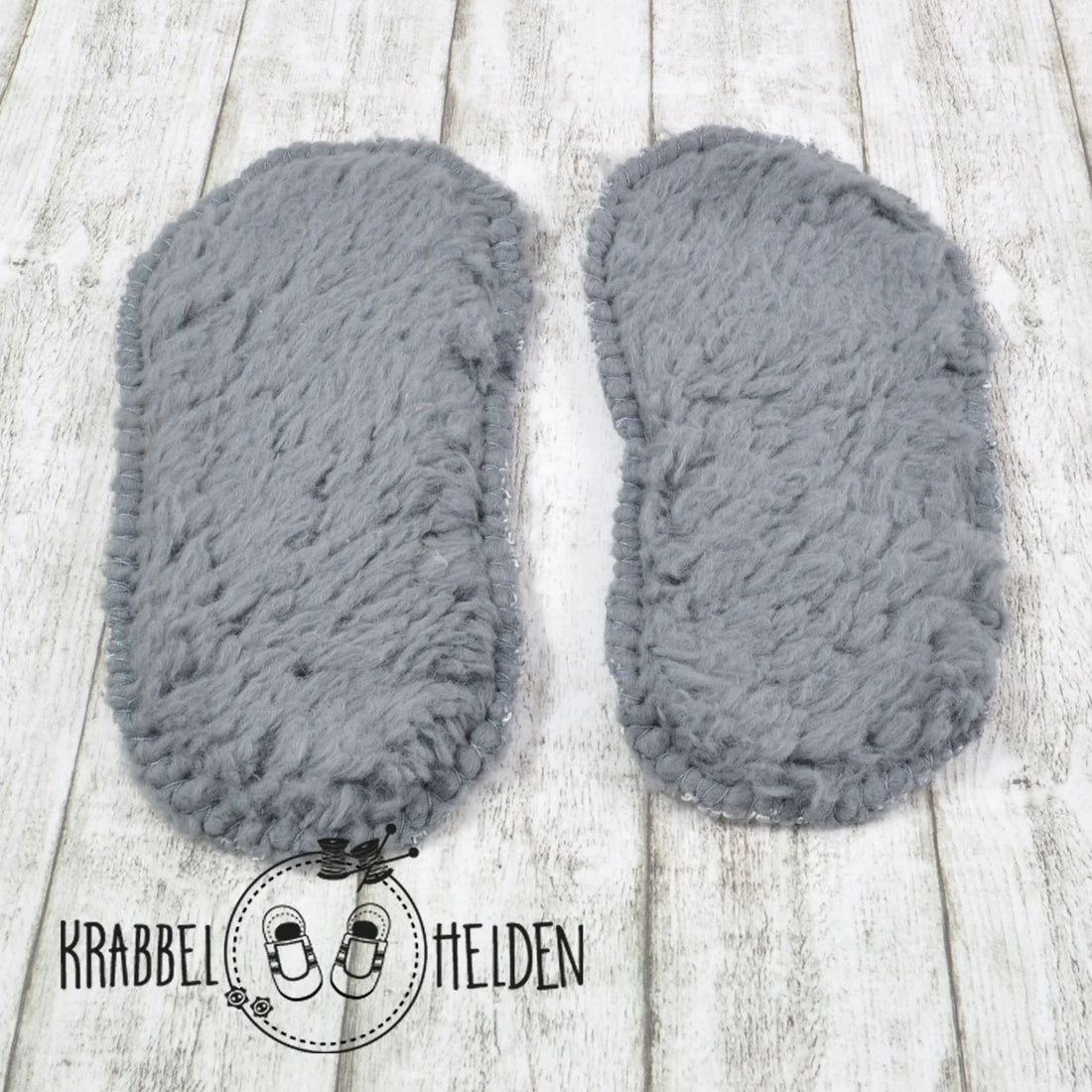 Teddysohle aus Biobaumwolle