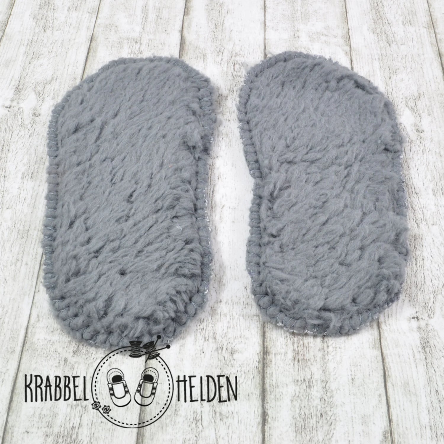 Teddysohle aus Biobaumwolle