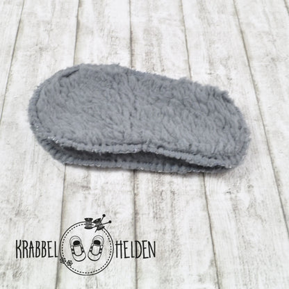 Teddysohle aus Biobaumwolle