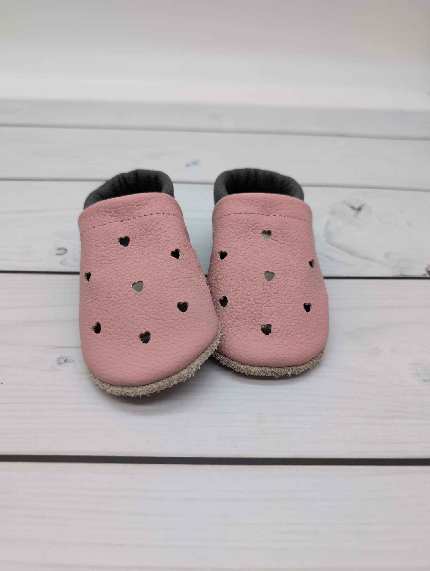 Sommer Krabbelschuhe in rosa und grau mit Pilz in Größe 19 mich Löchern