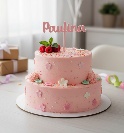 Caketopper mit deinem Wunschnamen