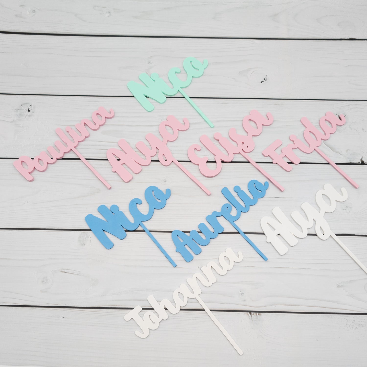 Caketopper mit deinem Wunschnamen