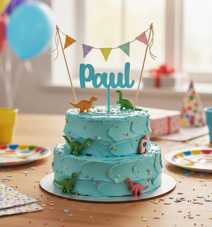 Caketopper mit deinem Wunschnamen