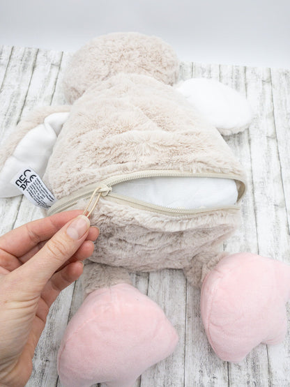 Kuscheltier Teddy mit Namen bestickt