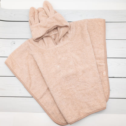 Badeponcho mit Giraffe mit Sterne und Namen - Tolles Must Have für die Badezeit